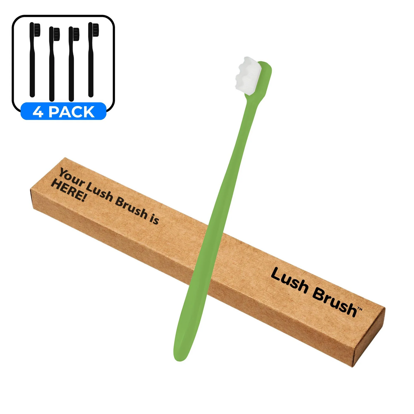 SereniBrush™ -  Premium Nano Toothbrush (4-Pack)