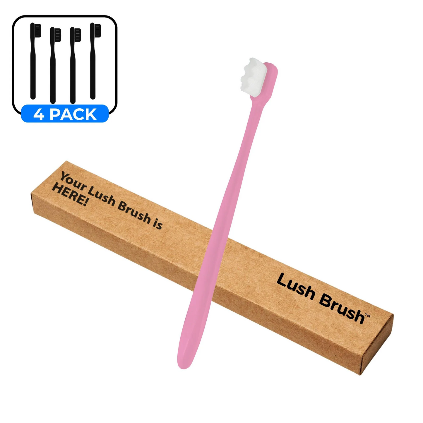 SereniBrush™ -  Premium Nano Toothbrush (4-Pack)
