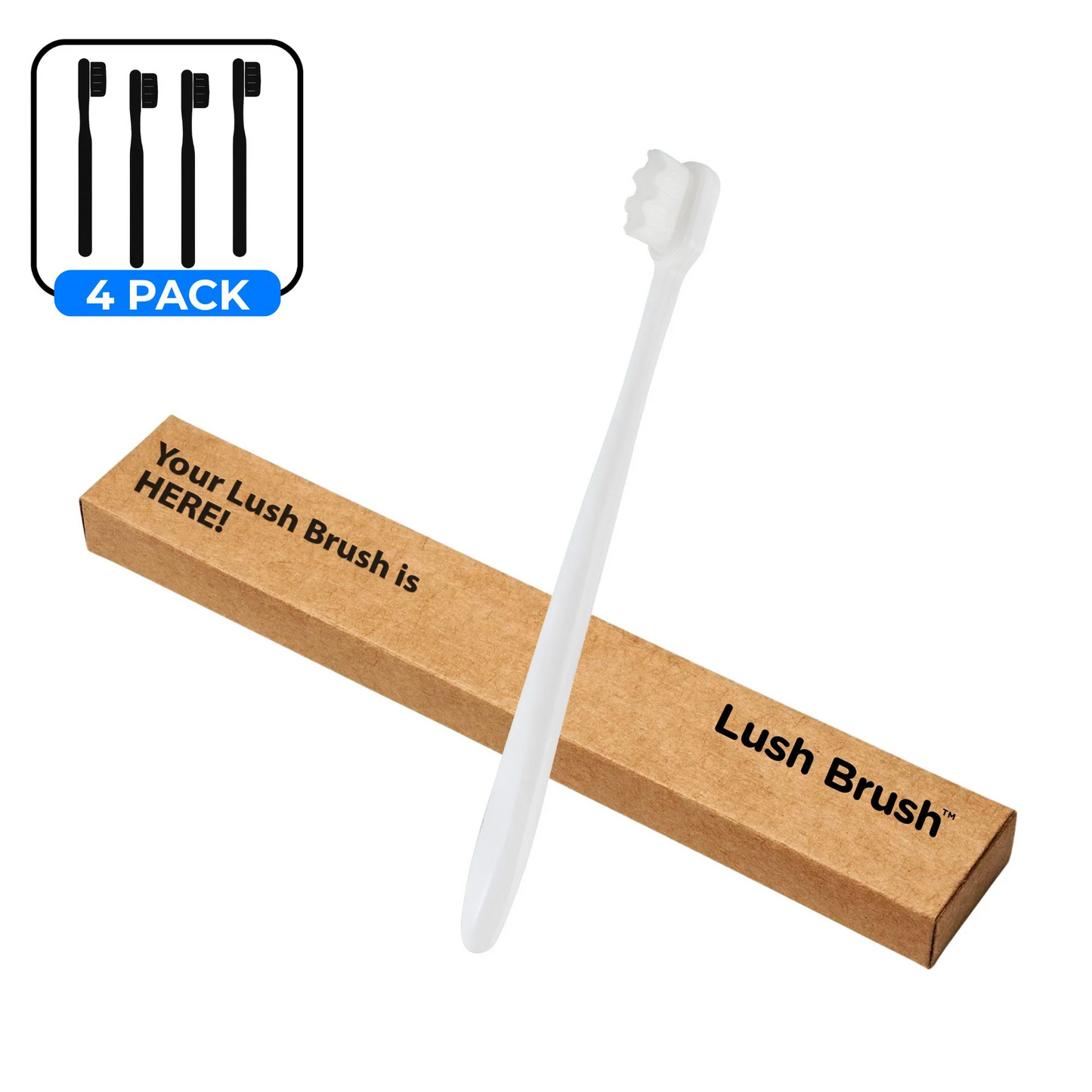 SereniBrush™ -  Premium Nano Toothbrush (4-Pack)
