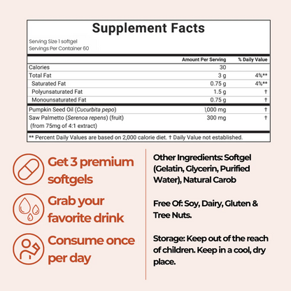 Dimaary - Pumpkin Seed Oil Capsules